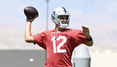 Aidan O'Connell Energizes Raiders Amid Tough Roster Decisions