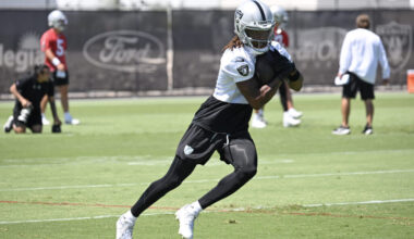 Raiders' WR Dont'e Thornton Jr., OL Thayer Munford Pushing For Starting Gigs