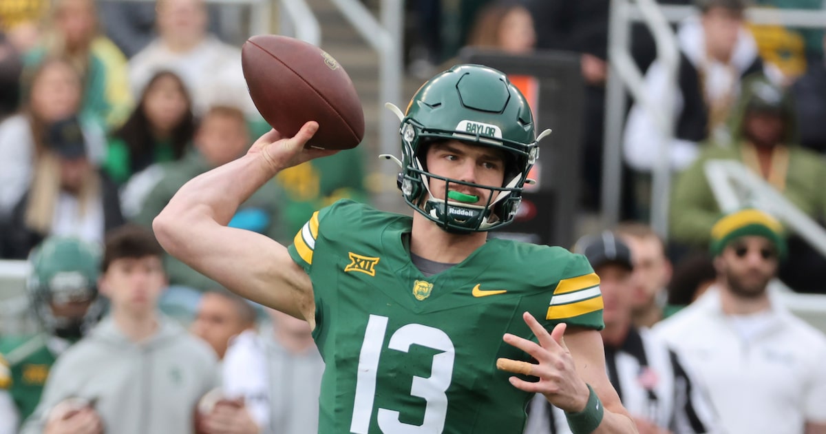 Baylor QB Sawyer Robertson among locals identified as potential 2026 NFL draft sleepers