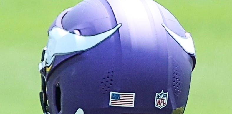 Brian O’Neill and Blake Brandel practicing together during Vikings minicamp drills