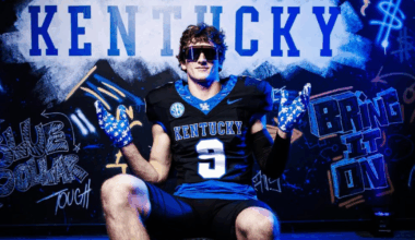 WR Dallas Dickerson on his official visit to Kentucky, via UK Athletics