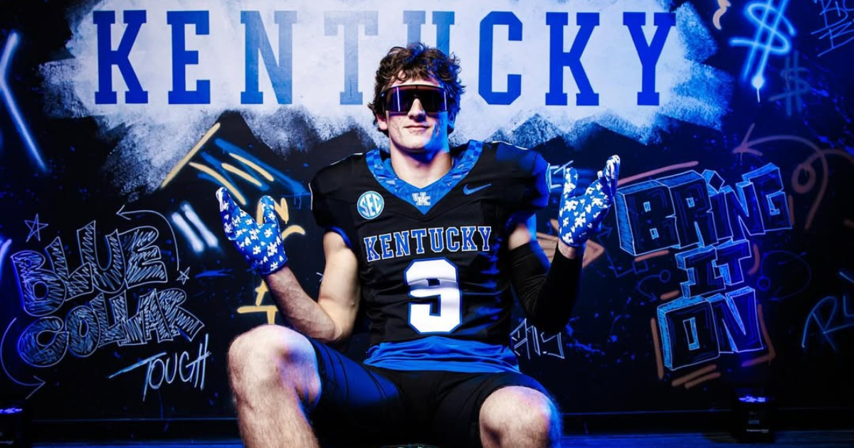 WR Dallas Dickerson on his official visit to Kentucky, via UK Athletics