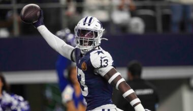 Dallas Cowboys linebacker DeMarvion Overshown, fiancée announce birth of second child