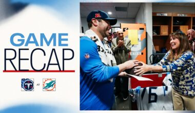 Titans Scratch Out 31-12 Victory Over the Dolphins in Brian Callahan's First Win as Head Coach