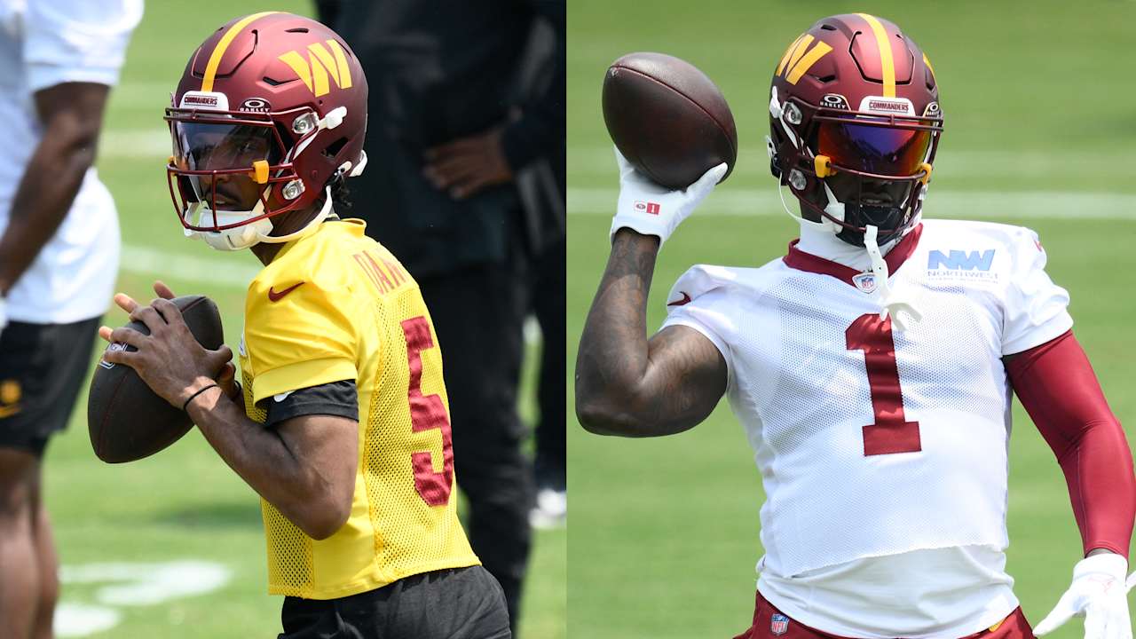 Commanders QB Jayden Daniels excited to let WR Deebo Samuel do all the work on screen passes