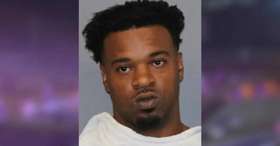 Kelvin Richardson, 25, has been arrested after police say he hit a motorcyclist while driving while under the influence in Texas (Richardson Police Department)