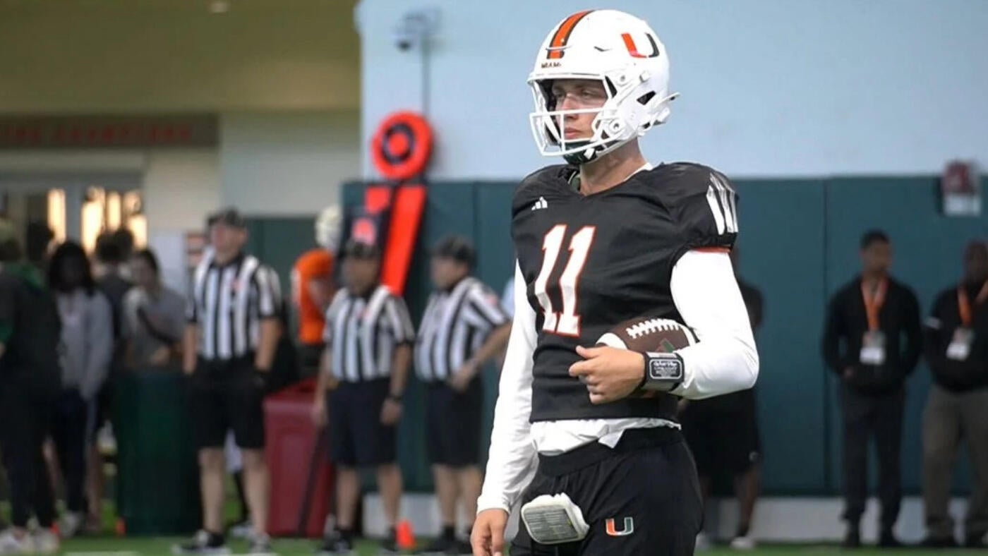 Miami's Mario Cristobal compares Carson Beck to No. 1 NFL Draft pick Cam Ward: 'There's a ton of similarity'