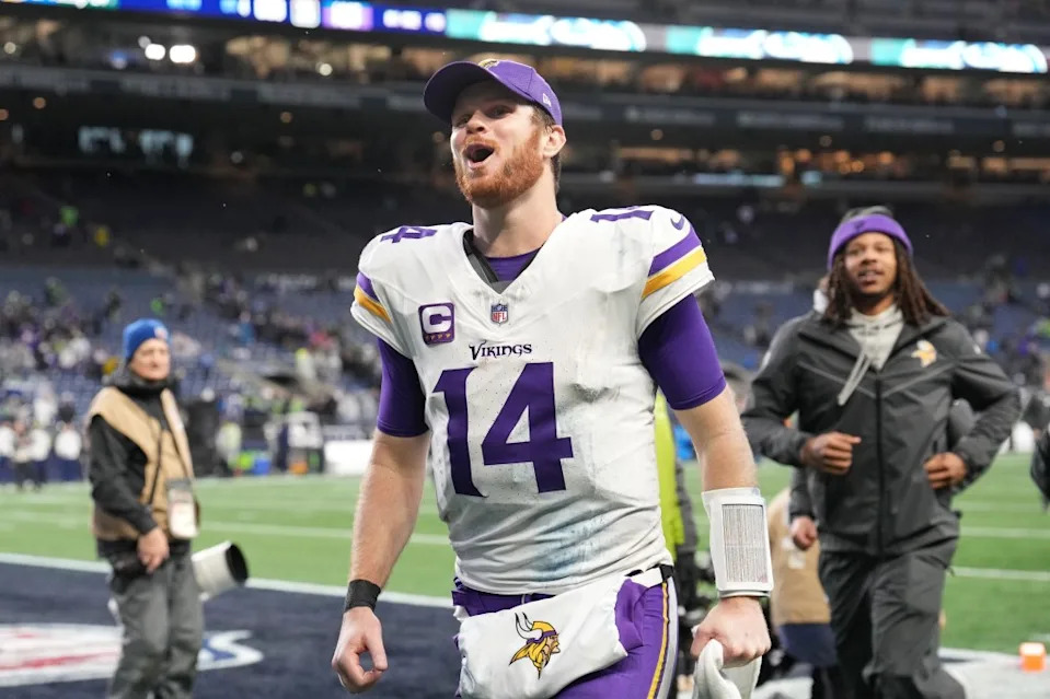 Sam Darnold led the Vikings to a 14-3 regular season. Getty Images