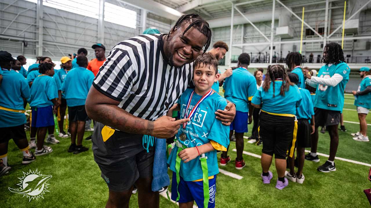 Dolphins Rookies Host Special Olympics Florida Athletes