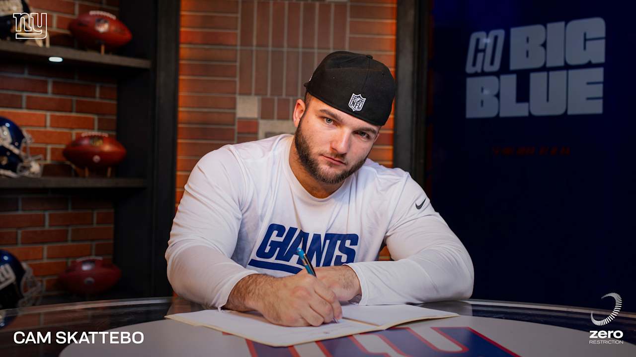 Cam Skattebo signs rookie contract; Giants' 2025 draft class complete