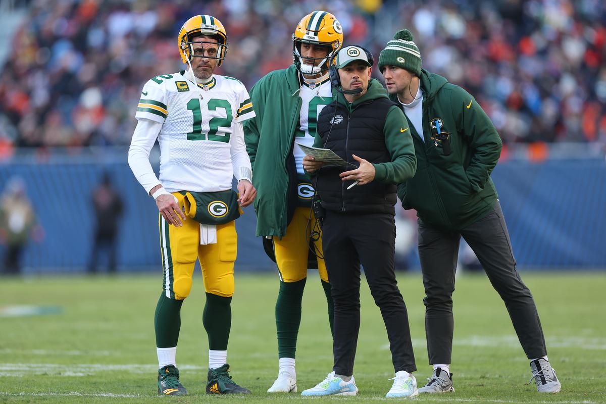 Packers HC LaFleur Comments on Facing Aaron Rodgers Week 8