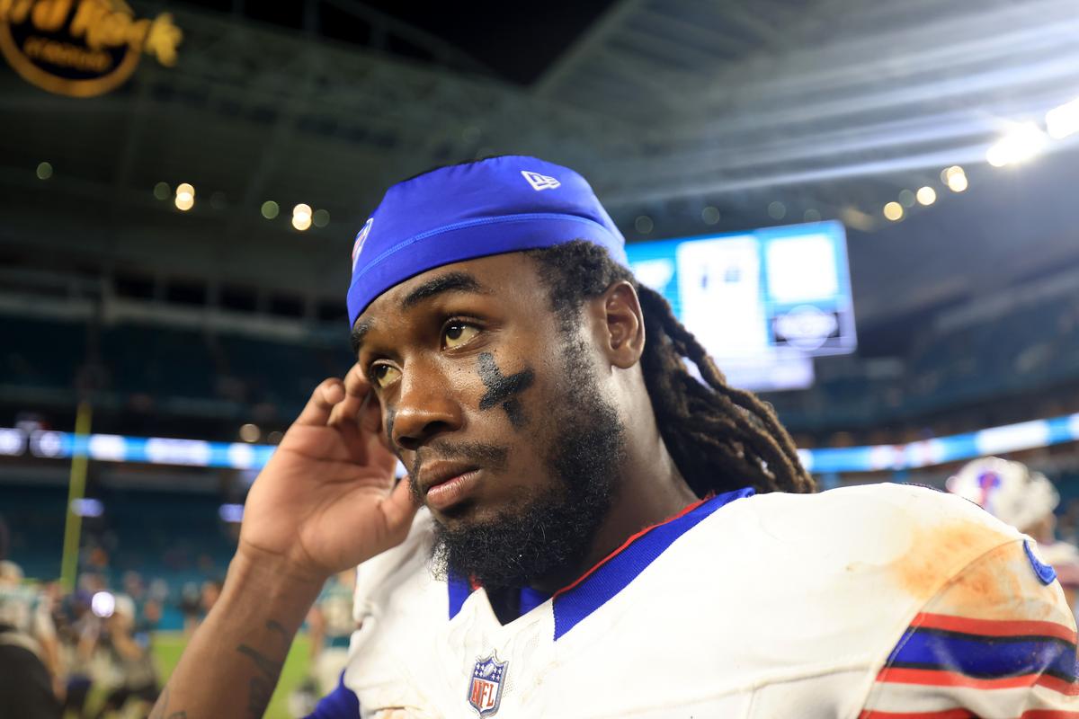 Bills Running Back James Cook Is At Bills Minicamp