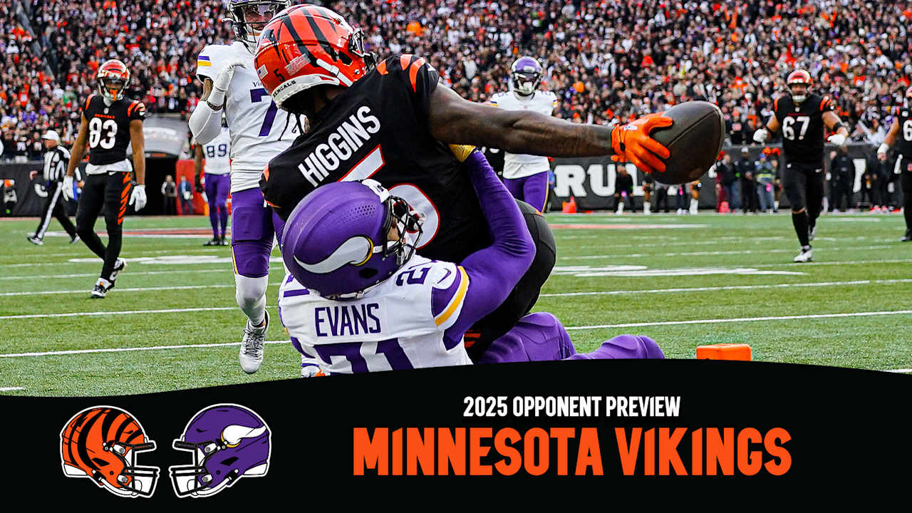 Bengals 2025 Opponents: Minnesota Vikings