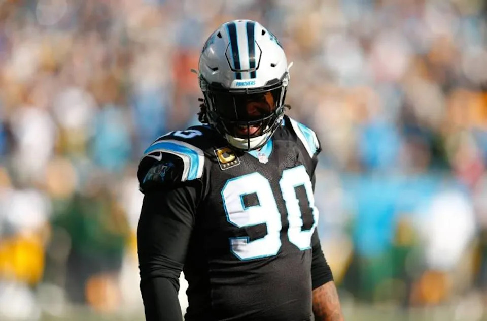 Carolina Panthers DE Julius PeppersJeremy Brevard-USA TODAY Sports