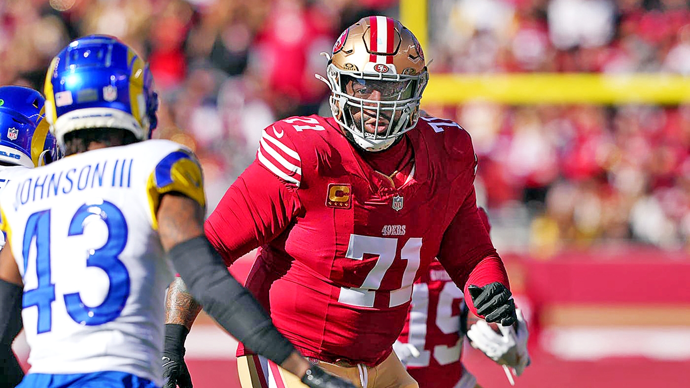 49ers' Trent Williams falls in PFF tackle rankings ahead of 2025 season