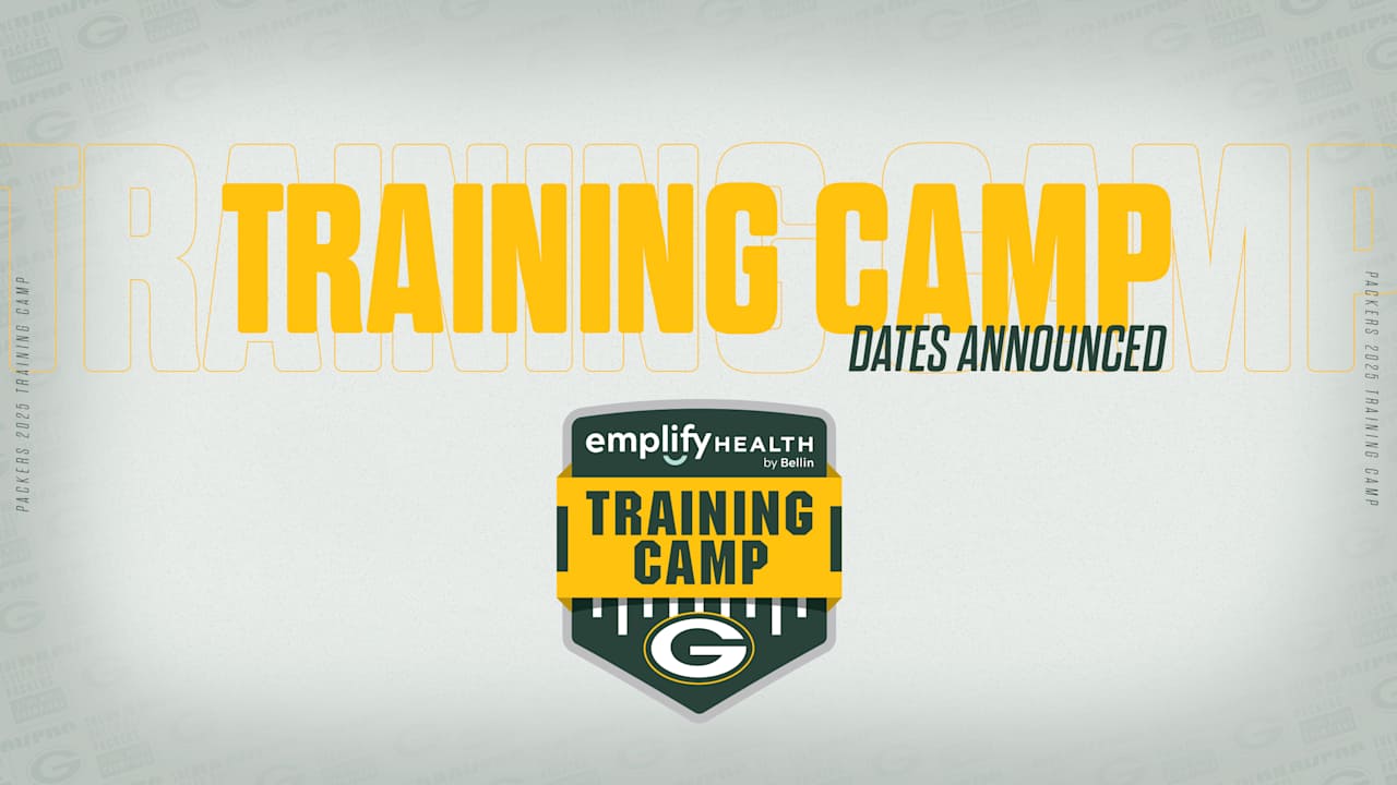 Dates set for 2025 Packers Training Camp