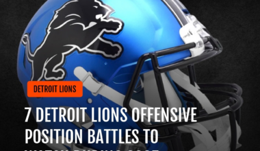 7 Detroit Lions Offensive Position Battles to Watch During 2025 Training Camp