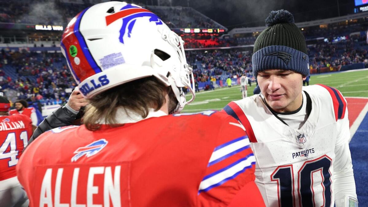 Bills' Josh Allen explains why Patriots' Drake Maye is one of his 'favorite young quarterbacks in the league'