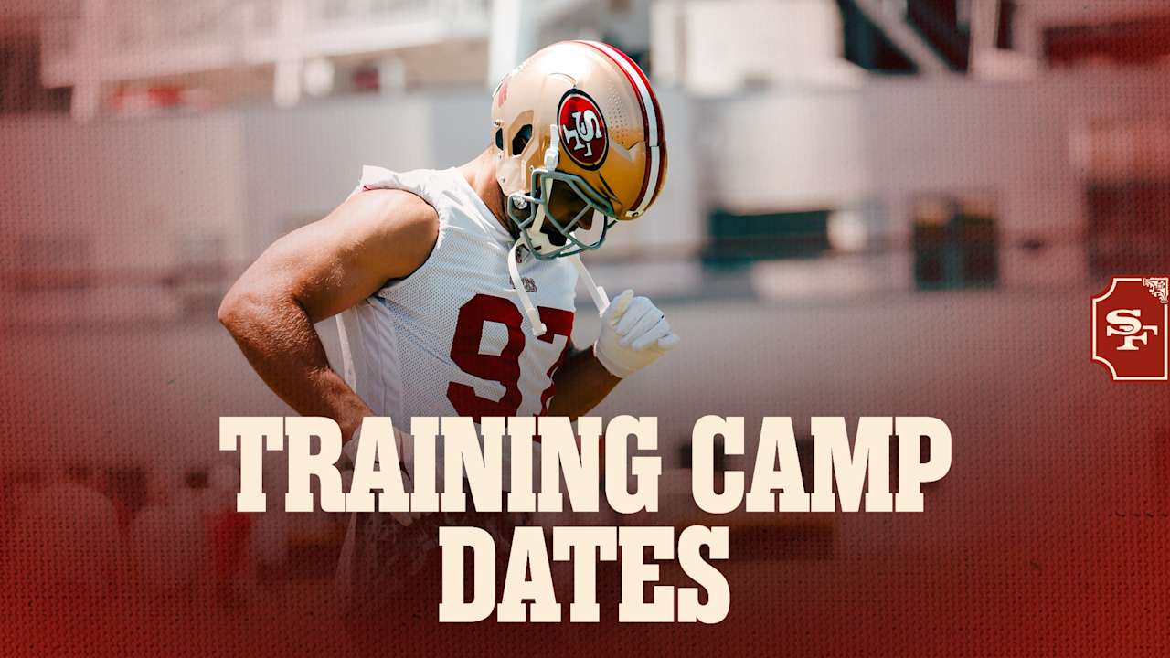 NFL Announces 49ers 2025 Training Camp Dates
