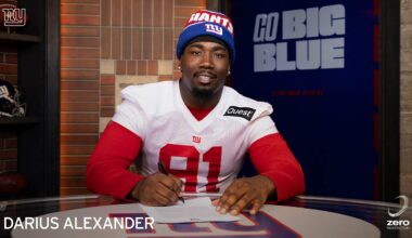 DL Darius Alexander, 3rd round pick, signs rookie contract