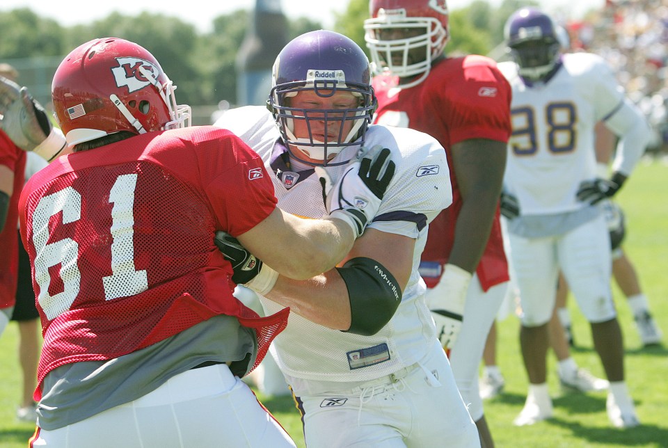 Lesnar caused a 'Royal Rumble' on the practice field by suplexing a Chiefs rival