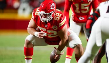 Creed Humphrey Ranked as the Best Center in the NFL by PFF