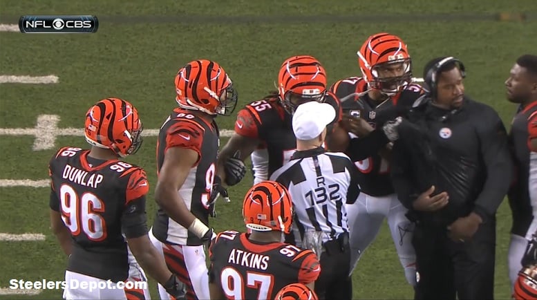 Bengals Steelers Joey Porter