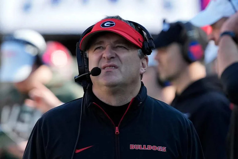 Georgia Bulldogs Football Head Coach Kirby Smart© Joshua L. Jones / USA TODAY NETWORK via Imagn Images