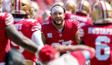 49ers OTAs: Nick Bosa assesses Mykel Williams, Bryce Huff