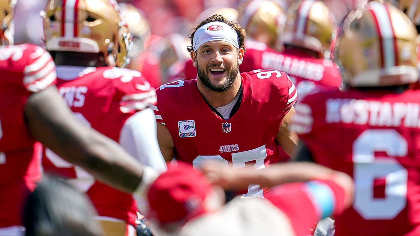 49ers OTAs: Nick Bosa assesses Mykel Williams, Bryce Huff