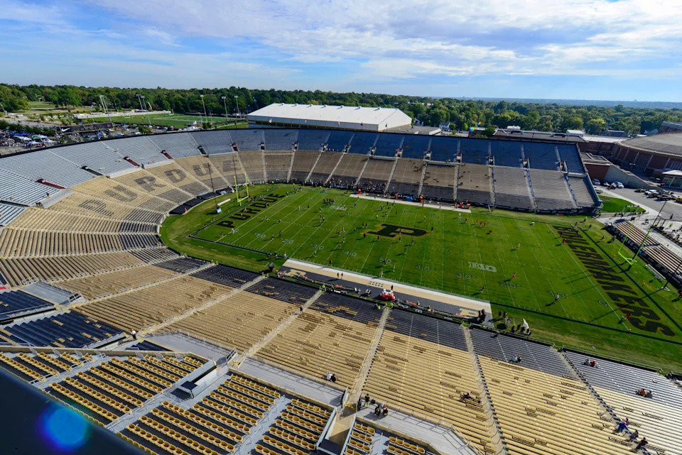 Sep 26, 2015; West Lafayette, IN, USA; A general view before the game between the Purdue Boilermakers and the Bowling Green Falcons at Ross Ade Stadium. Mandatory Credit: Marc Lebryk-USA TODAY Sports