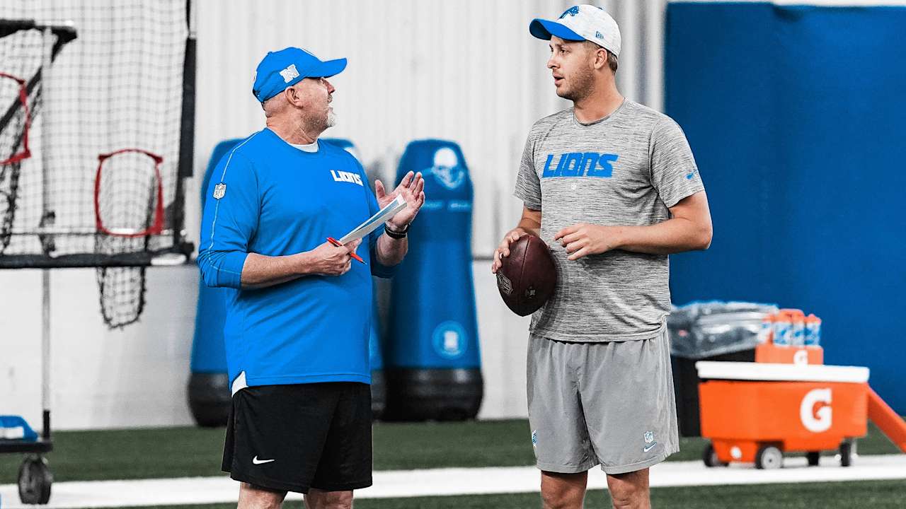 Detroit Lions QB Jared Goff on working with a new OC: 'It’s a fun challenge'