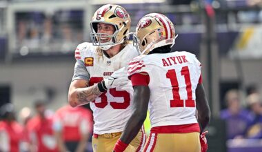 Kimes ranks 49ers offense No. 8, praises George Kittle's impact