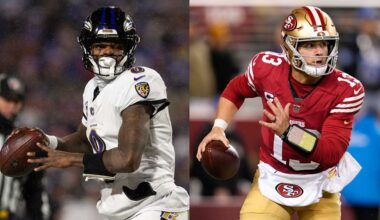 Who joins Tom Brady at the front of the pack?