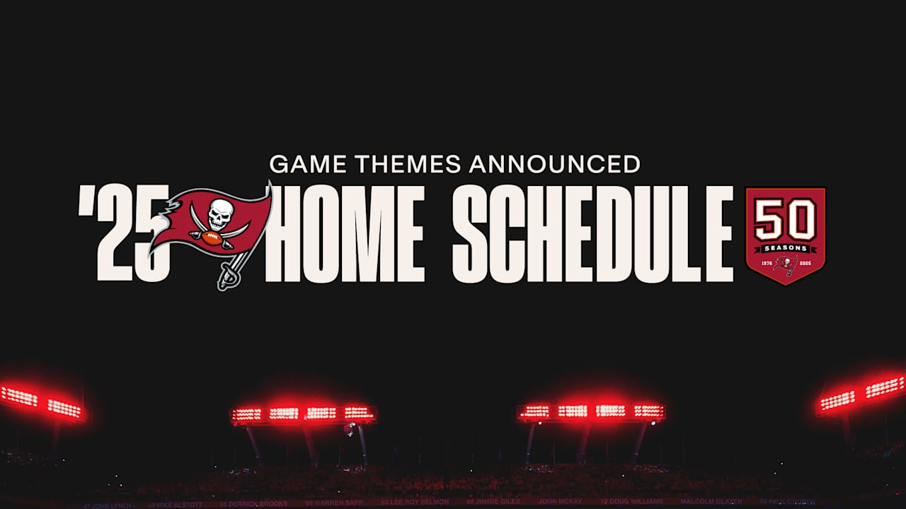 Tampa Bay Buccaneers' 2025 Game Themes Celebrate 50 Seasons, Community Difference-Makers