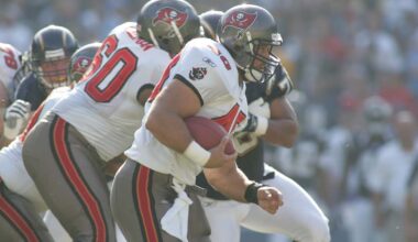 Top Five Rushing Yardage Careers in Tampa Bay Buccaneers History