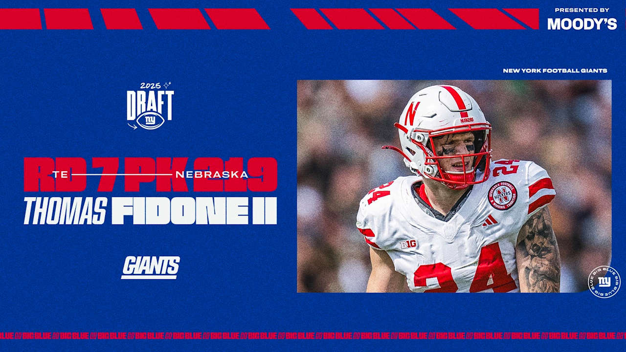 TE TE Thomas Fidone II, Nebraska, Round 7, Pick 219