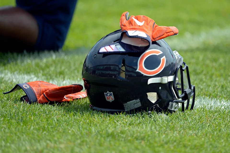 Bears Helmet and GlovesGetty Images
