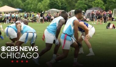 LGBTQ+ athletes hit lakefront for annual Chicago Pride Bowl