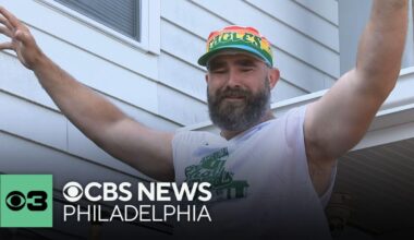 Jason Kelce's annual celebrity bartending event takes over Sea Isle City