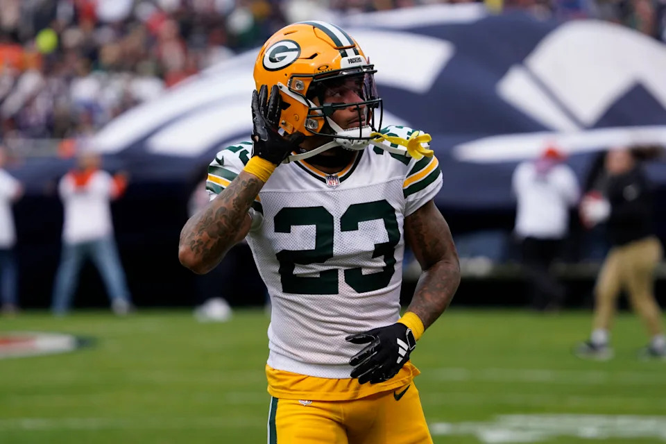 Former Green Bay Packers cornerback Jaire Alexander (23).David Banks-Imagn Images