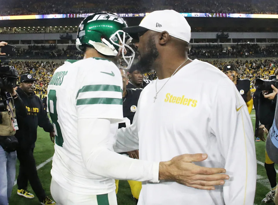 Can Mike Tomlin and Rodgers team up to make the Steelers a playoff team in 2025?Charles LeClaire-Imagn Images