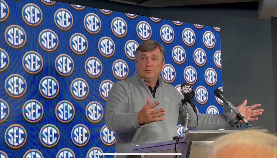 Georgia Bulldogs football head coach Kirby Smart© Marc Weiszer &sol; USA TODAY NETWORK via Imagn Images
