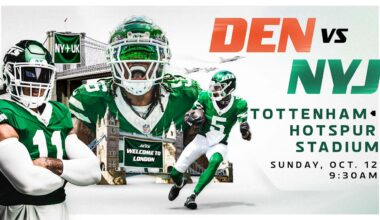 Jets vs. Broncos in London During Week 6 of the 2025 Season