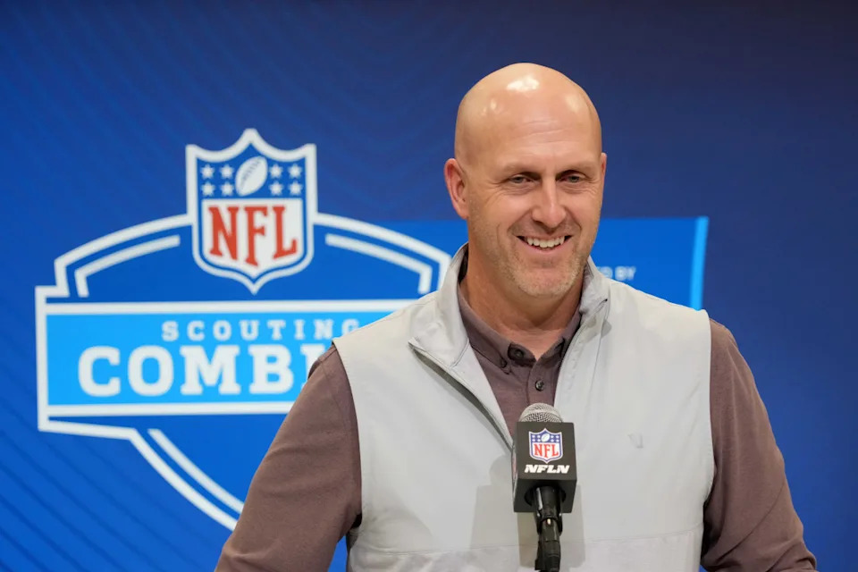 Arizona Cardinals general manager Monti OssenfortKirby Lee-Imagn Images