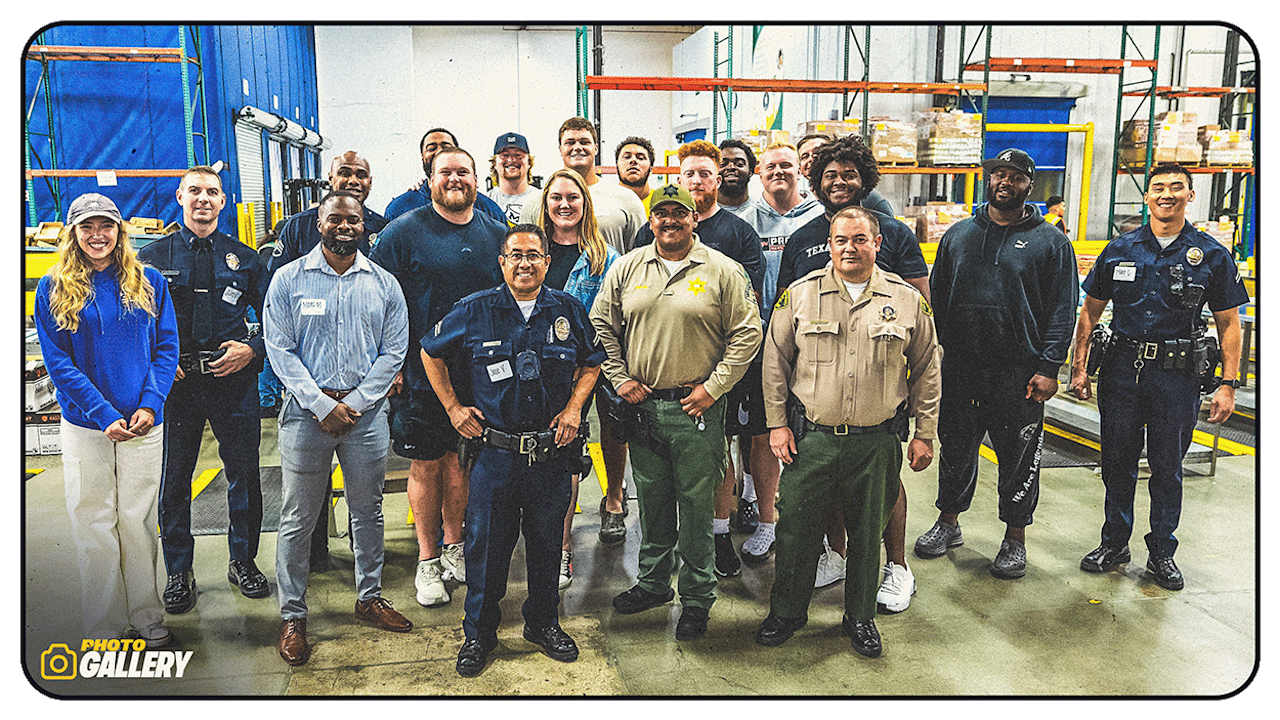 Chargers Team Up for Snack Packing Event at LA Food Bank