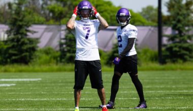 Byron Murphy, Jr., Still Picky; J.J. McCarthy Finds Jordan Addison for Deep TD