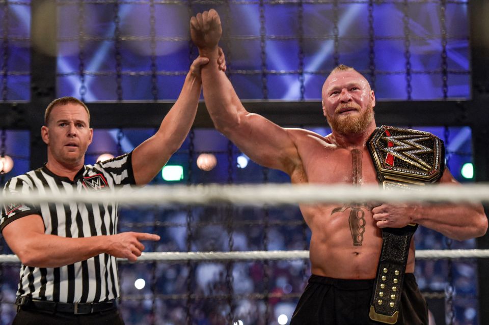 Lesnar returned to WWE after his spells in UFC and NFL