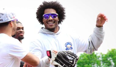 Isaiah Likely Finds Smashing Success at Inaugural Charity Softball Event