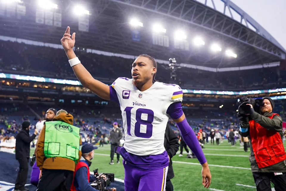 Justin Jefferson and the Minnesota Vikings missed out on the No. 1 seed in the NFC.Joe Nicholson-Imagn Images
